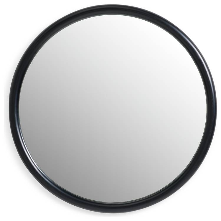 Habitat black round wall mirror 60cm (British brand)