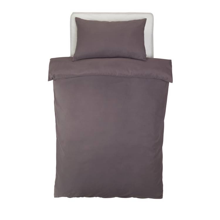 Silentnight Supersoft charcoal bedding set single, imported from the UK