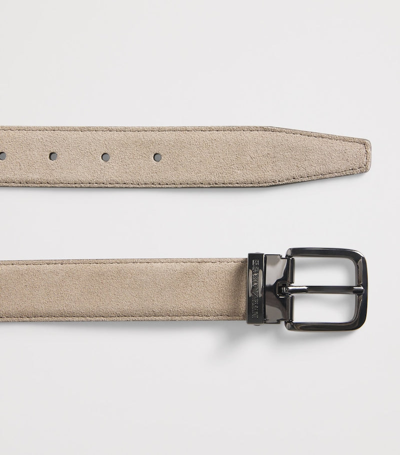 Emporio Armani leather belt with Eagle buckle - British product