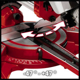 Einhell 1600W Dual Sliding Mitre Saw with 210mm blade, UK version