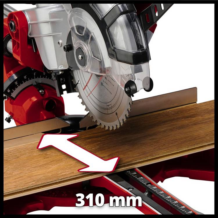 Einhell 1600W Dual Sliding Mitre Saw with 210mm blade, UK version
