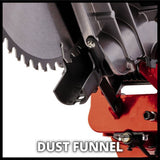 Einhell 1600W Dual Sliding Mitre Saw with 210mm blade, UK version