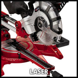 Einhell 1600W Dual Sliding Mitre Saw with 210mm blade, UK version