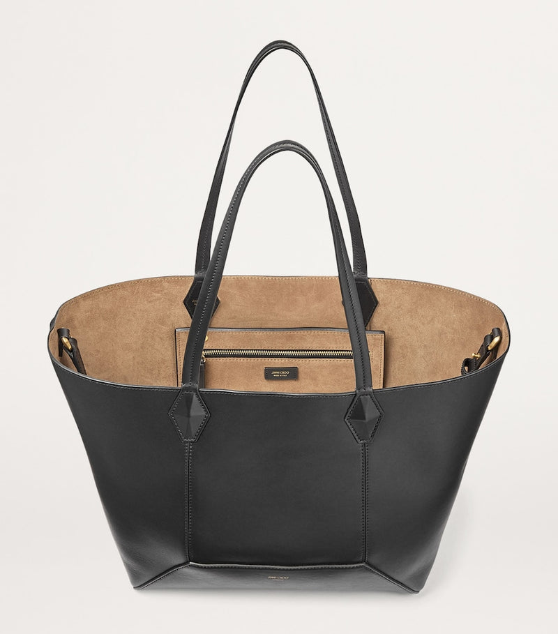 Jimmy Choo Diamond calfskin leather tote bag, UK version