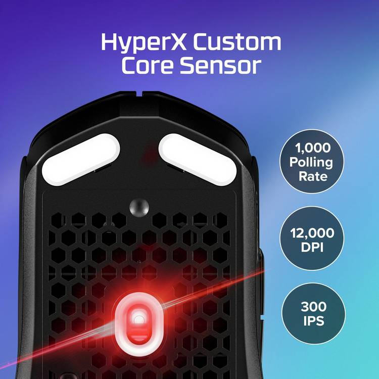 HyperX Pulsefire Haste 2 Core wireless gaming mouse white, UK version