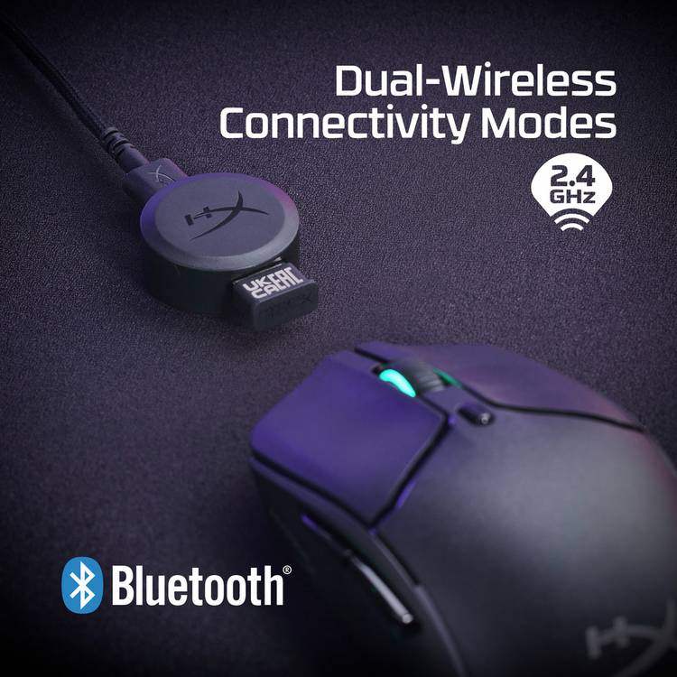 HyperX Pulsefire Haste 2 wireless gaming mouse, imported from the UK