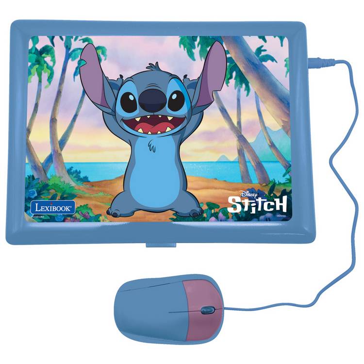 Disney Stitch bilingual laptop educational toy - British product
