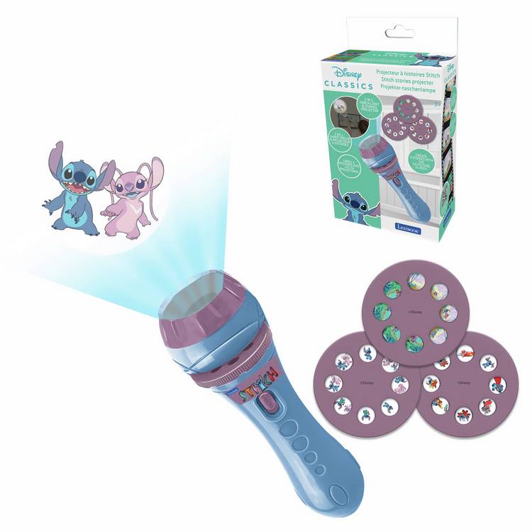 Disney Stitch Story Teller Projector Torch with discs (British brand)