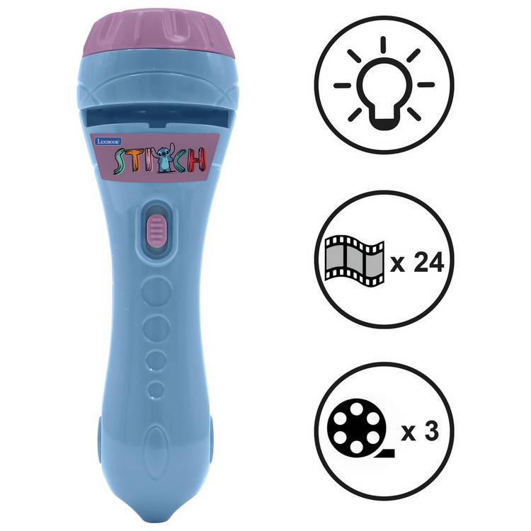 Disney Stitch Story Teller Projector Torch with discs (British brand)