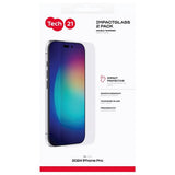 Tech21 ImpactGlass screen protector for iPhone 16 Pro, UK version