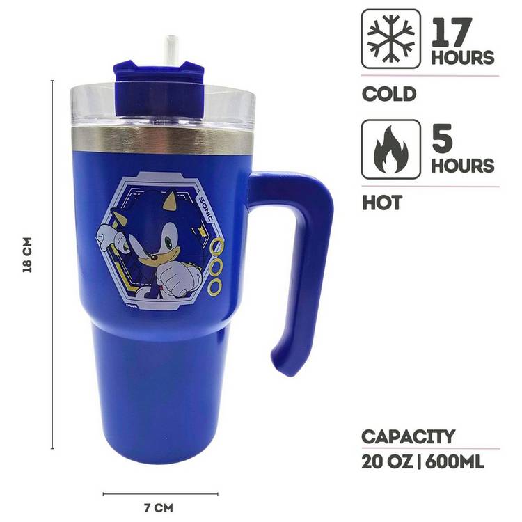 Hox Sonic Blue travel cup 600ml - British product