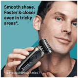 Braun Series 7 cordless electric shaver wet and dry use (British brand)