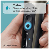 Braun Series 7 cordless electric shaver wet and dry use (British brand)