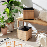 Argos Habitat Set of 2 Bamboo Squares Plus Storage Boxes, Natural- Buy online at McGrocer