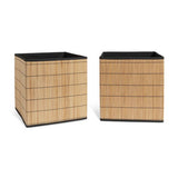 Habitat natural bamboo storage boxes set of 2, UK version