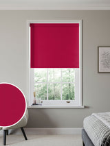 Next Next Peony Pink Echo Made to Measure Blackout Roller Blind- Buy online at McGrocer