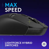 Logitech G309 Lightspeed wireless gaming mouse black (British brand)