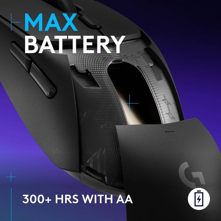 Logitech G309 Lightspeed wireless gaming mouse black (British brand)