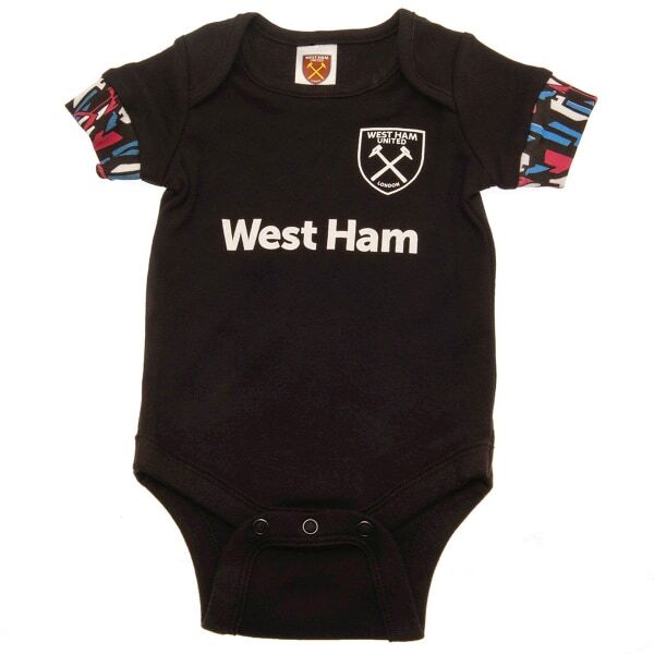 West Ham United FC Baby Sleepsuit (Pack of 2) (9-12 Months) GOODS Superdrug