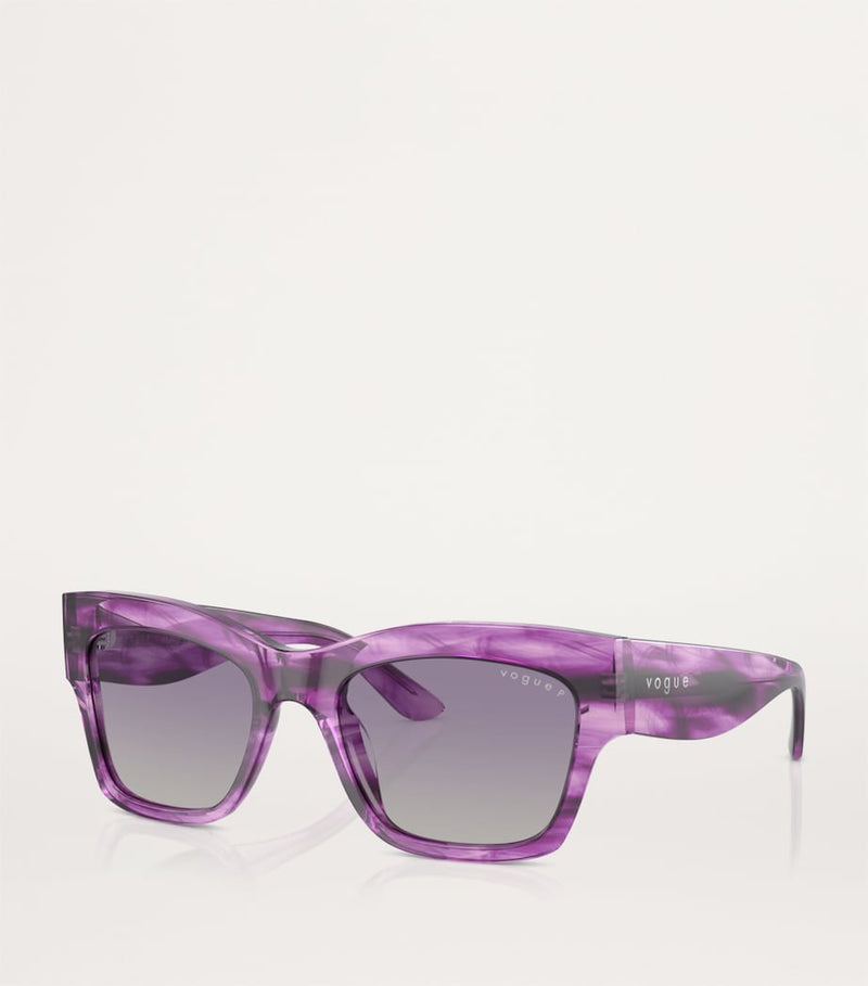 Vogue acetate sunglasses VO5524S with gradient lenses, UK version