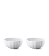 Harrods Georg Jensen Porcelain Bernadotte Petit Bowl Set of 2 Porcelain Serving Bowls- Buy online at McGrocer