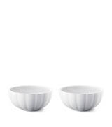 Harrods Georg Jensen Porcelain Bernadotte Petit Bowl Set of 2 Porcelain Serving Bowls- Buy online at McGrocer
