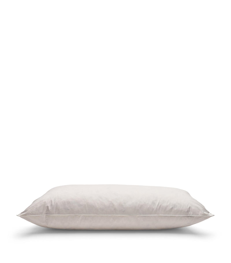 Vispring cotton down-filled pillow 90cm x 50cm (British brand)