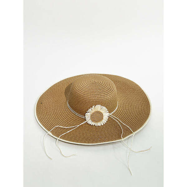 SVNX sunflower straw sun hat, UK version