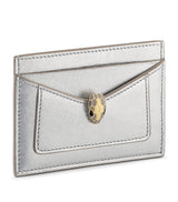 Harrods Bvlgari Metallic Leather Serpenti Forever Card Holder- Buy online at McGrocer