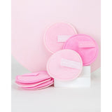 Brushworks reusable microfibre cleansing pads 7 pack, imported from the UK