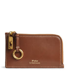 Polo Ralph Lauren leather zipped card holder H7cm x W11.5cm, imported from the UK