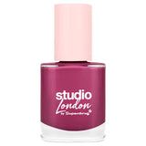 Studio London Deep Red Wine Nail Polish Berry Me