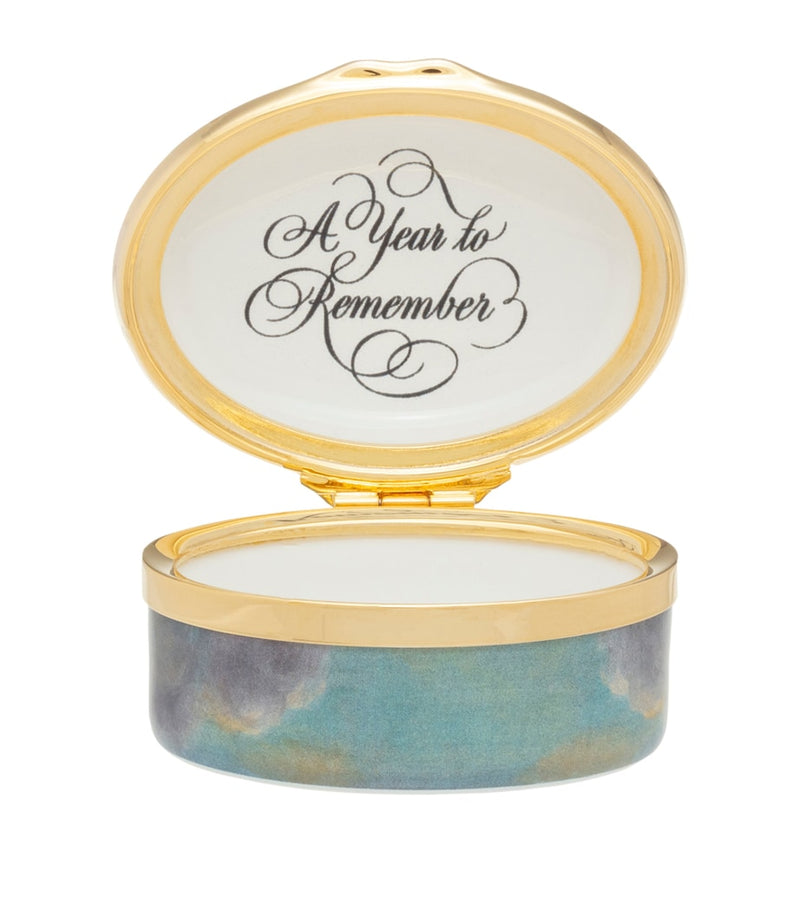 Halcyon Days enamel box 2025 annual edition (British brand)