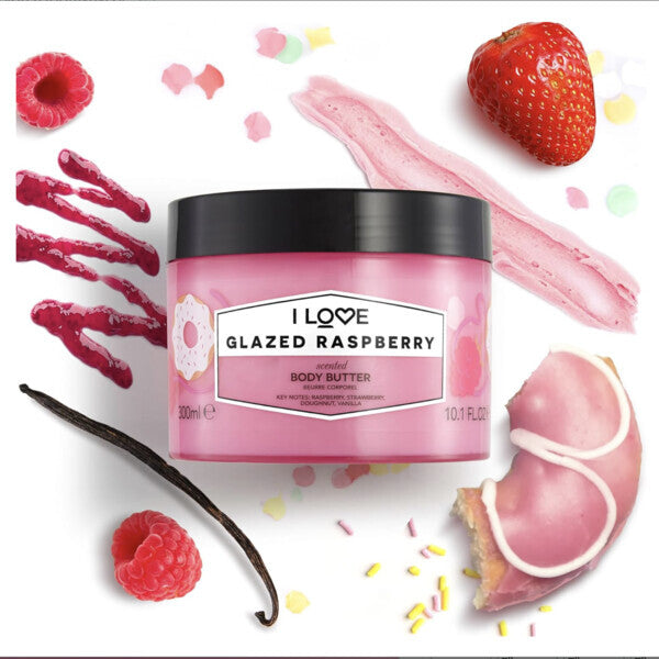 I Love Originals Shower Smoothie Raspberry Blackberry 200ml, imported from the UK