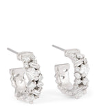 Suzanne Kalan white gold diamond hoop earrings, imported from the UK
