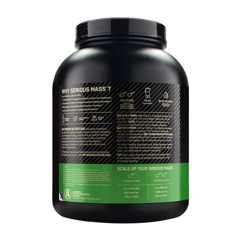 Optimum Nutrition weight gain powder vanilla 2.73kg - British product