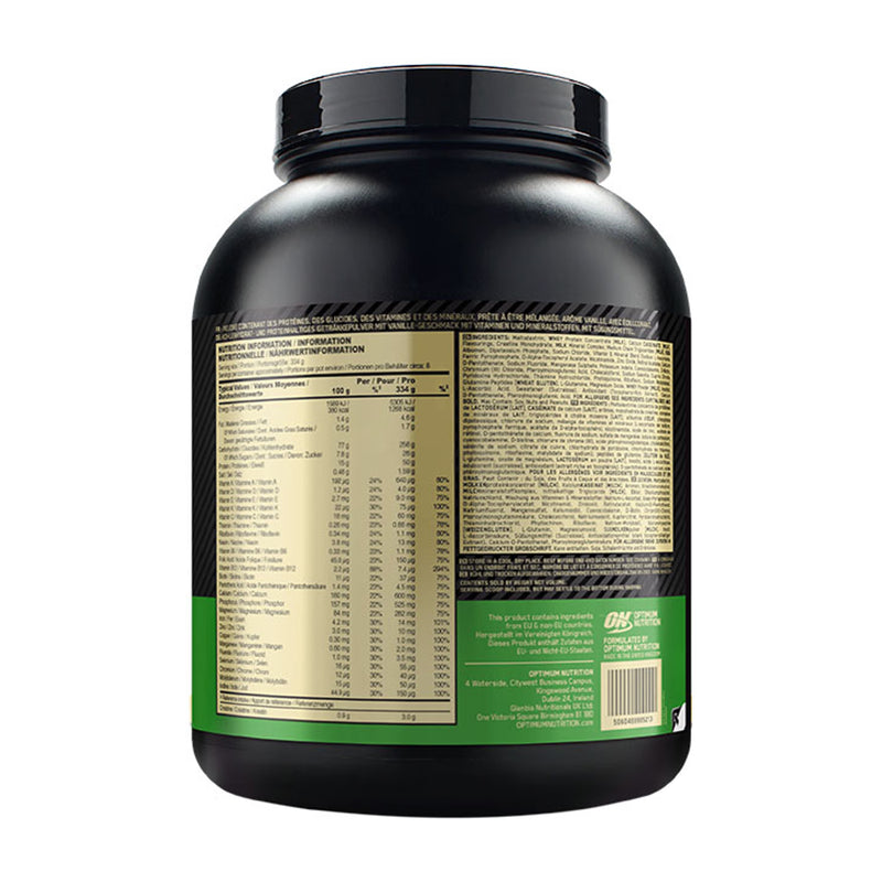 Optimum Nutrition weight gain powder vanilla 2.73kg - British product