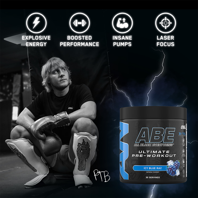 Applied Nutrition ABE Pre Workout Icy Blue Raz 375g - British product