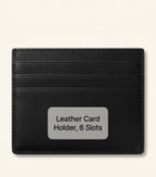 Prada leather card holder with six card slots - British product