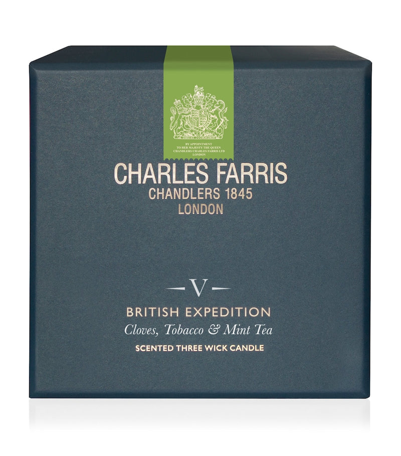 Charles Farris British Expedition scented candle 210g, imported from the UK