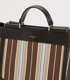 Dolce&Gabbana striped Sicily tote bag, imported from the UK