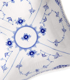 Royal Copenhagen Blue Fluted Half Lace Square Bowl 21cm, imported from the UK