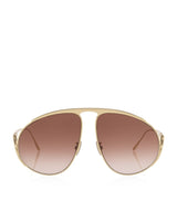 Harrods LOEWE Hillock Pilot Sunglasses- Buy online at McGrocer