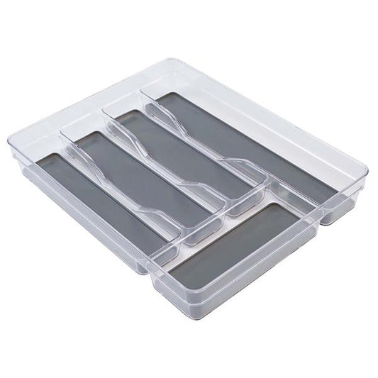 Sainsbury's Home Clear Cutlery Tray gadgets & utensils Sainsburys   