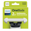 Philips OneBlade Intimate Blade 2 Pack, imported from the UK