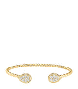 Harrods Boucheron Small Yellow Gold and Diamond Serpent Bohème Motif Bracelet- Buy online at McGrocer