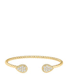 Boucheron Serpent Bohème bracelet yellow gold diamond bangle, imported from the UK
