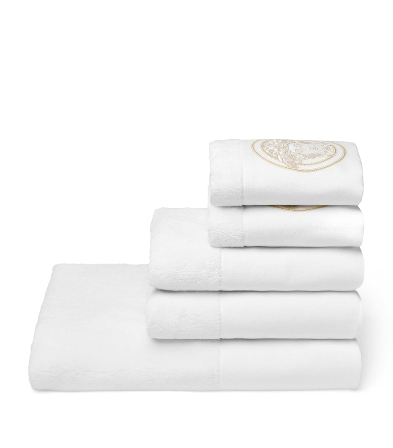 Versace Medusa Gala towel set of 5 (British brand)