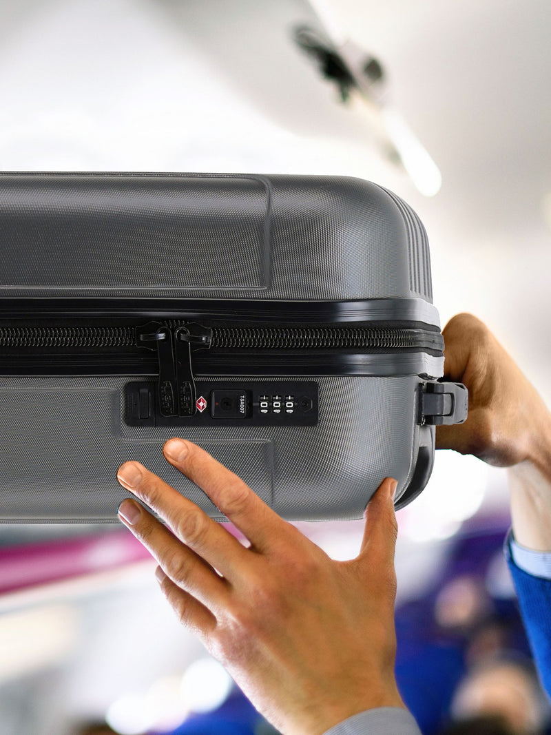 Flight Knight cabin suitcase anthracite 55x40x20cm, UK version
