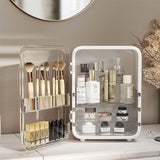 Livingandhome Makeup Organizer Mirror White 24.5cm, UK version